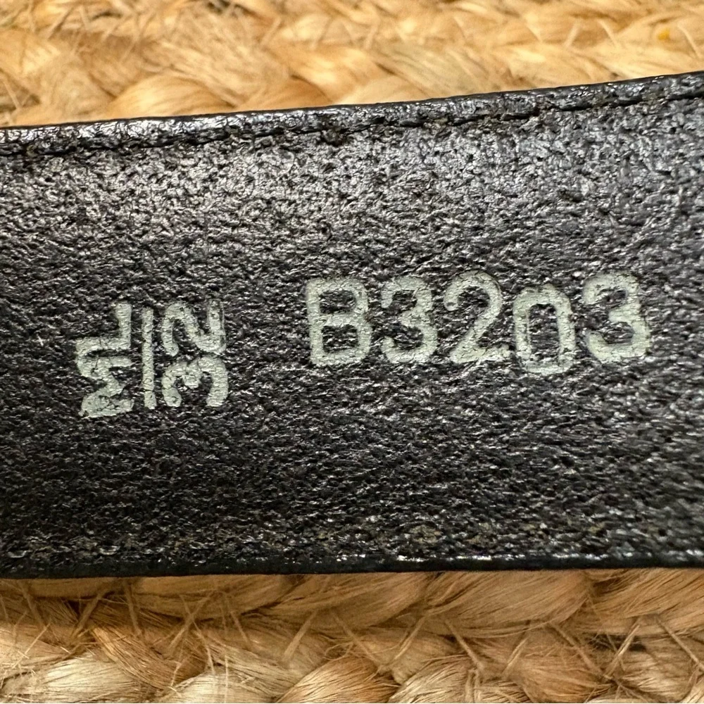 Brighton Women’s Black Embossed Belt Size ML /32 Excellent Used Condition!
